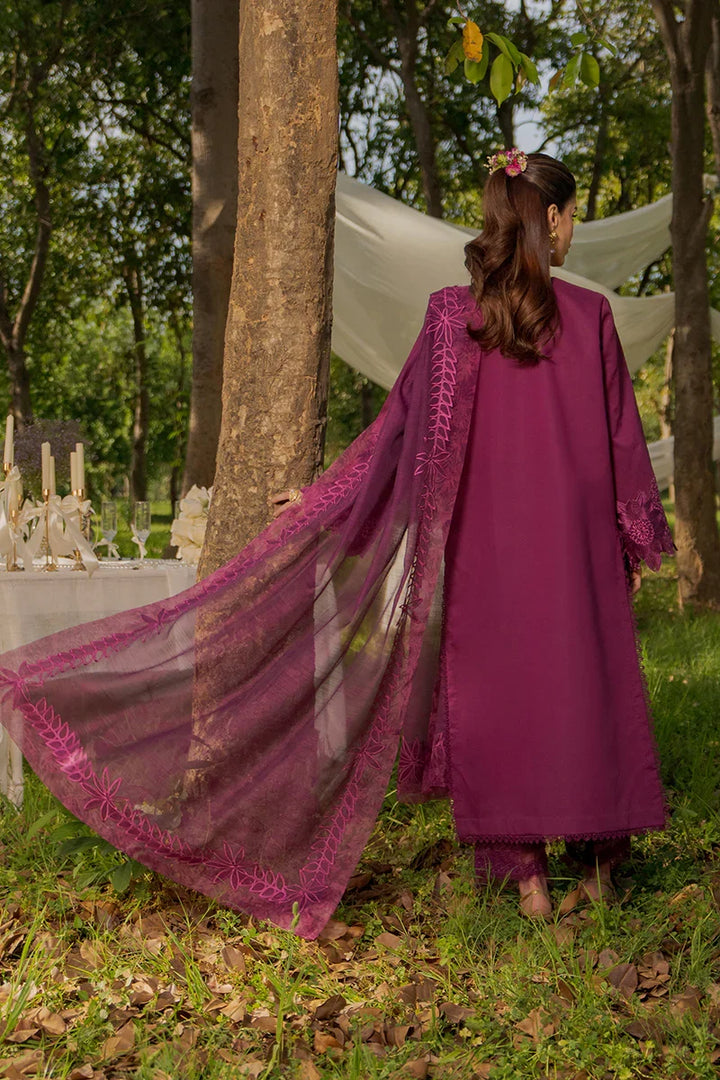 Rang Rasiya Unstitched Embroidered Luxury Lawn 3 Piece Suit RR26ULE ZAHA - Eid Collection