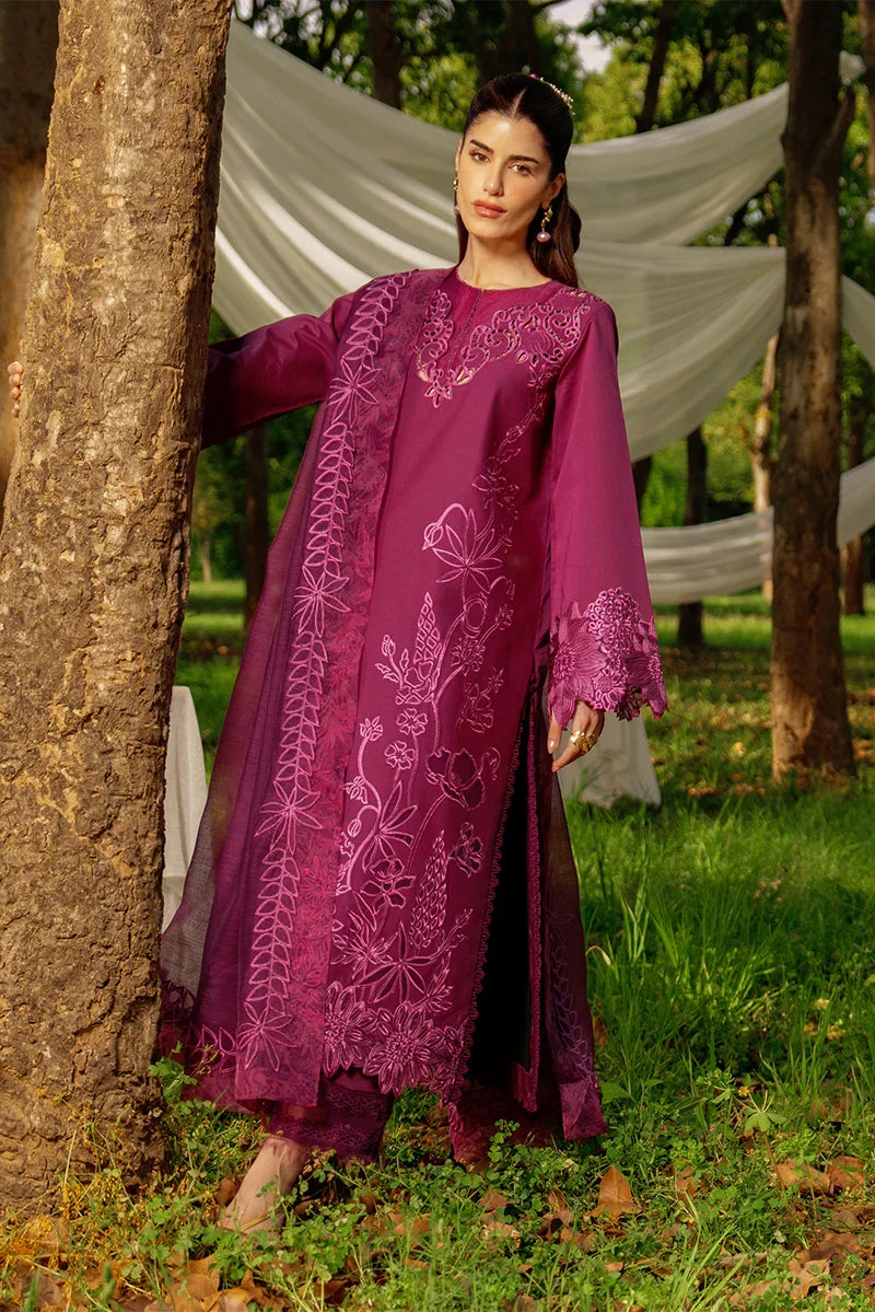 Rang Rasiya Unstitched Embroidered Luxury Lawn 3 Piece Suit RR26ULE ZAHA - Eid Collection