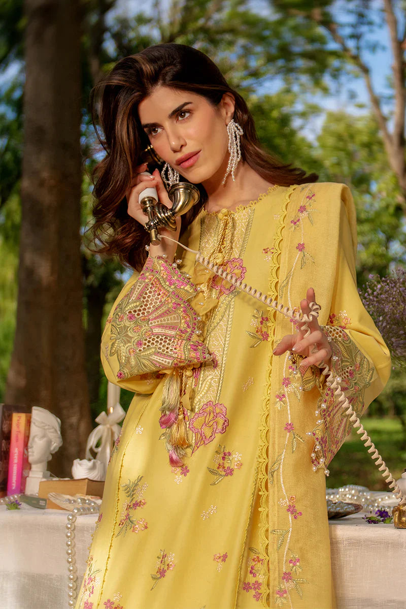 Rang Rasiya Unstitched Embroidered Luxury Lawn 3 Piece Suit RR26ULE MYSHA - Eid Collection