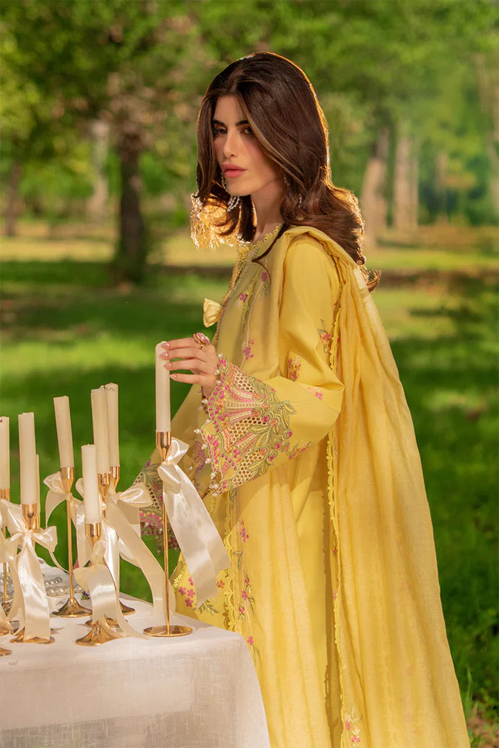 Rang Rasiya Unstitched Embroidered Luxury Lawn 3 Piece Suit RR26ULE MYSHA - Eid Collection