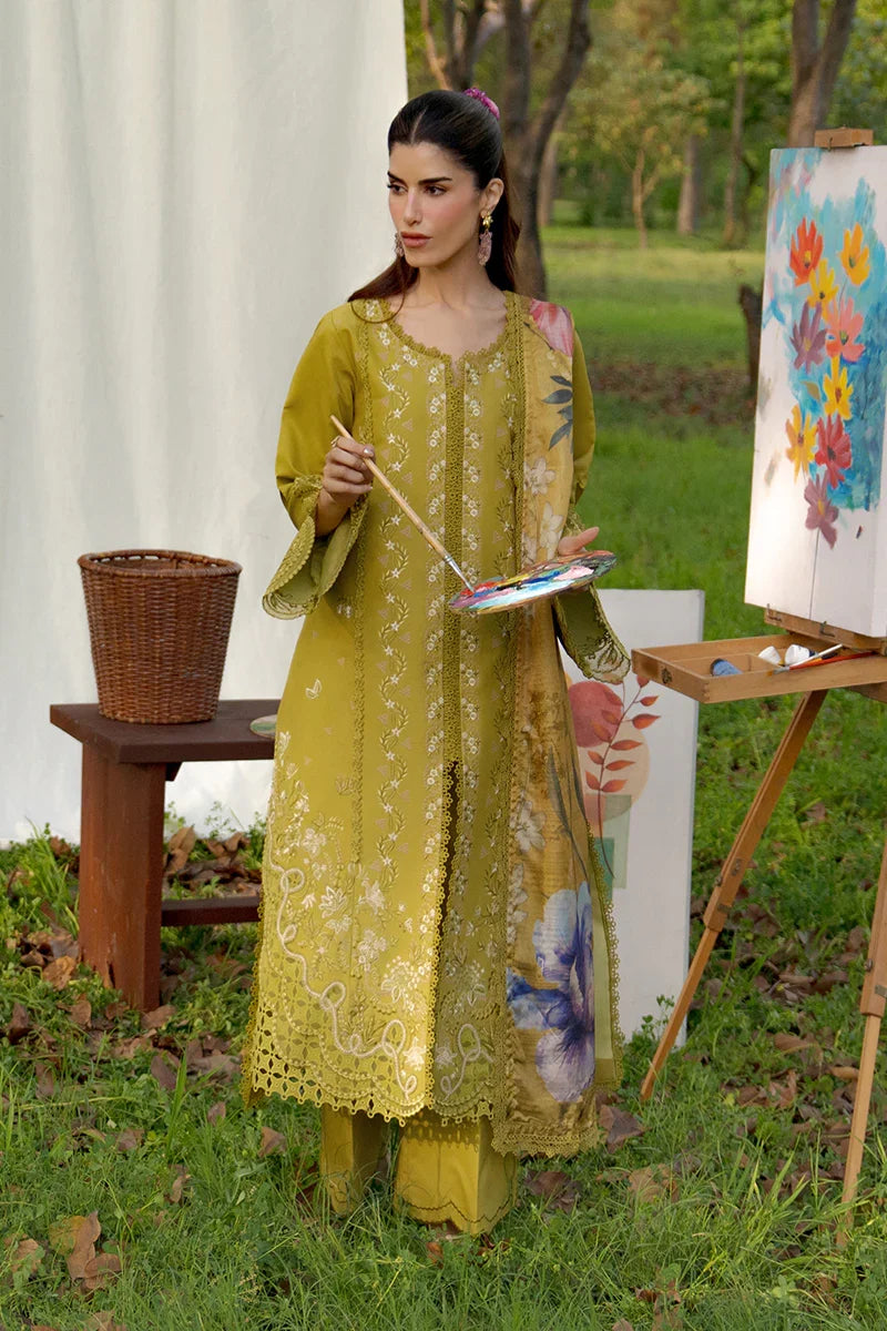 Rang Rasiya Unstitched Embroidered Luxury Lawn 3 Piece Suit RR26ULE HAYA - Eid Collection