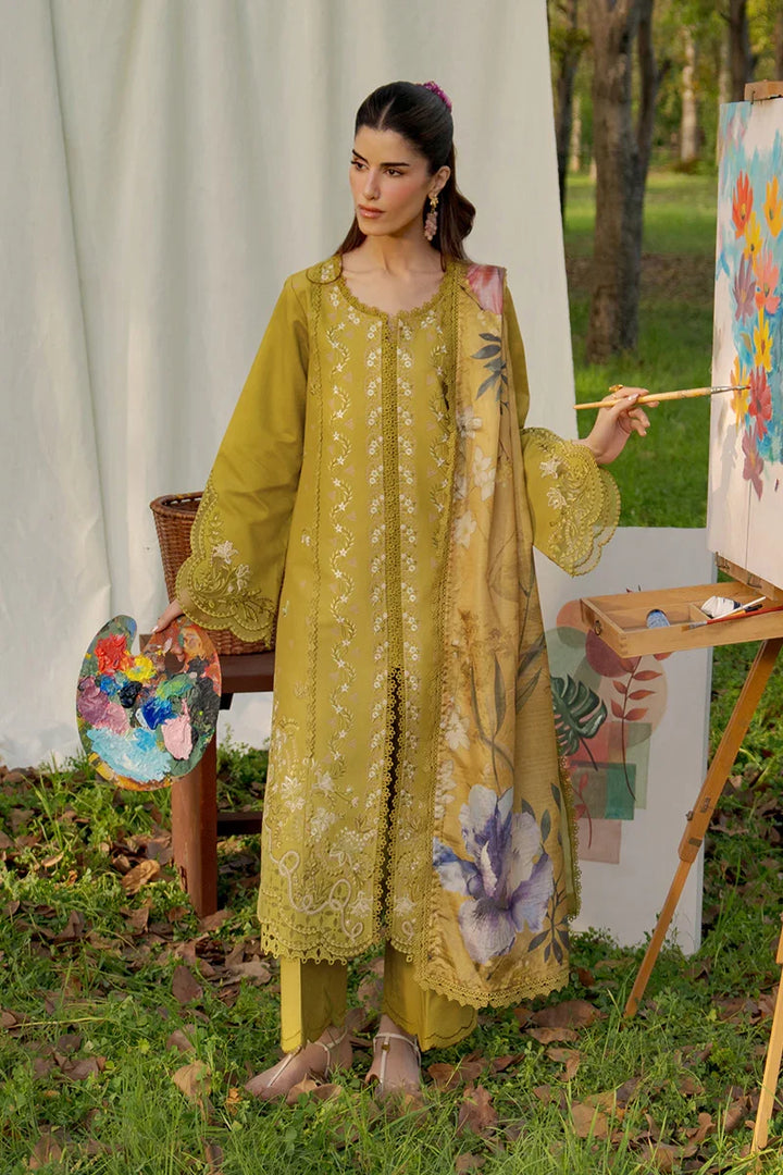 Rang Rasiya Unstitched Embroidered Luxury Lawn 3 Piece Suit RR26ULE HAYA - Eid Collection