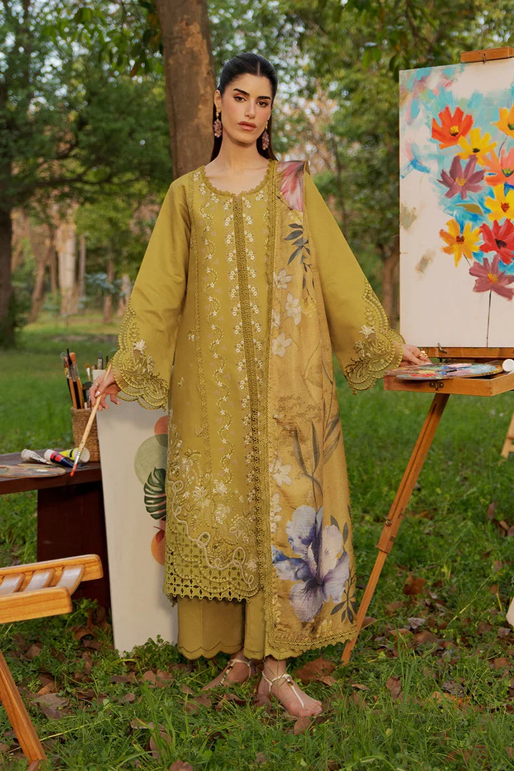 Rang Rasiya Unstitched Embroidered Luxury Lawn 3 Piece Suit RR26ULE HAYA - Eid Collection