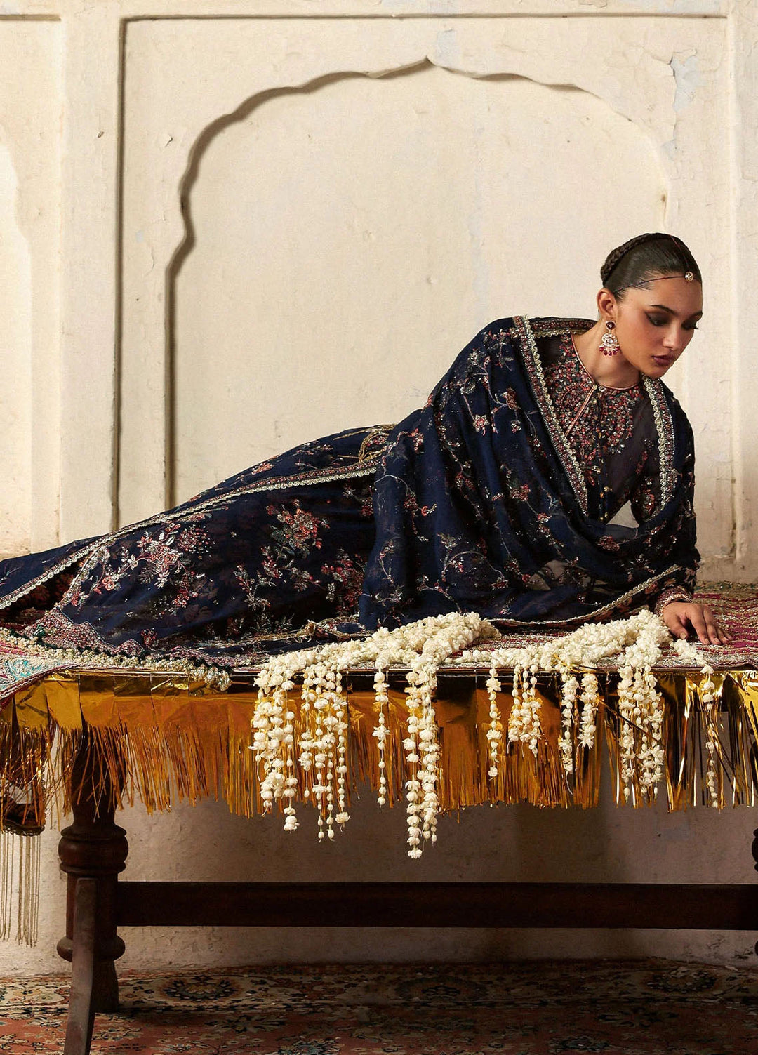 Massarat by Hussain Rehar Embroidered Chiffon Suits Unstitched 3 Piece HRR25MU Rabab - Festive Collection