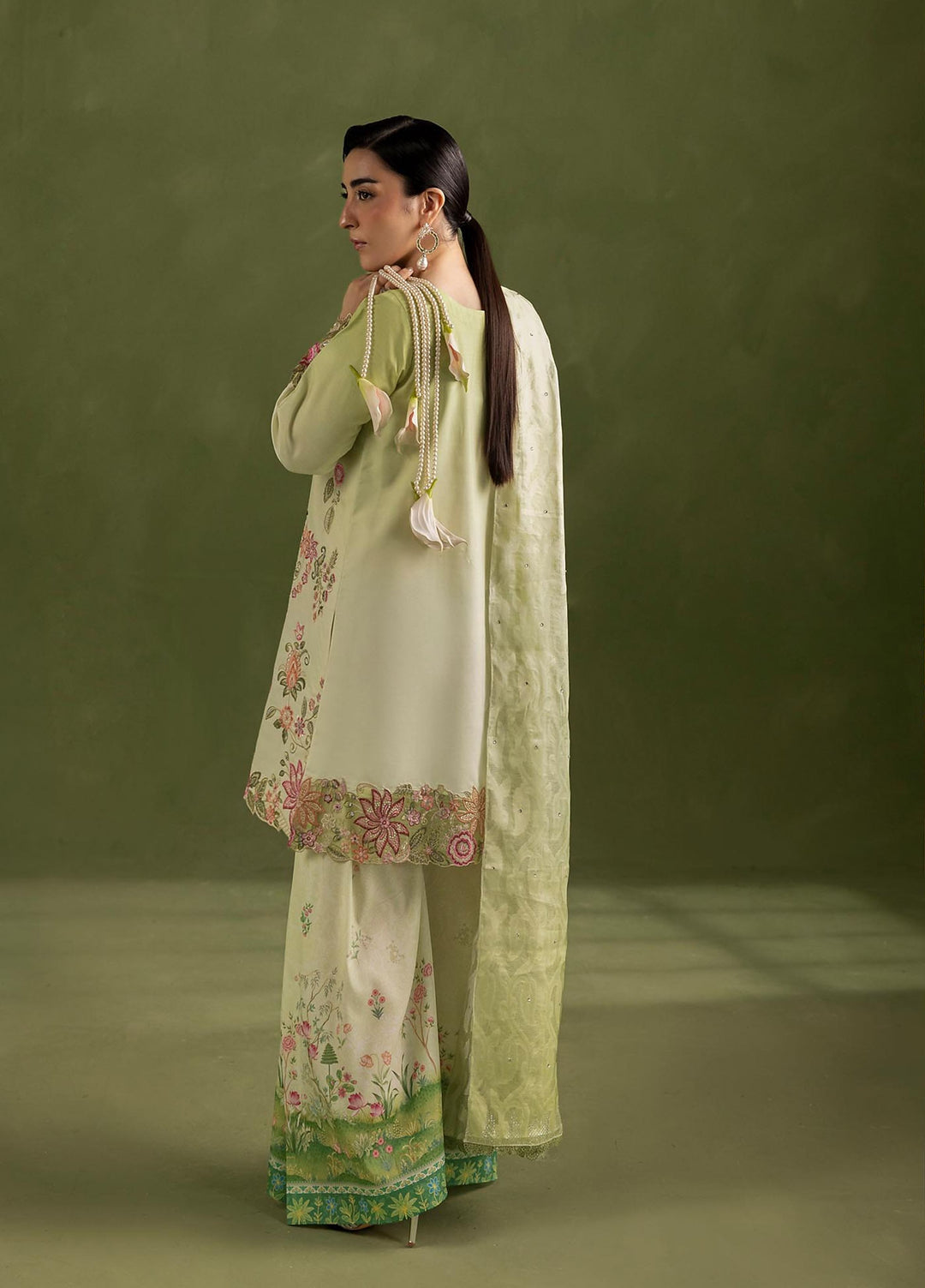 Silah by Rajbari Unstitched Embroidered Crepe Silk 3 Piece Suit RB26US Allure - Festive Collection