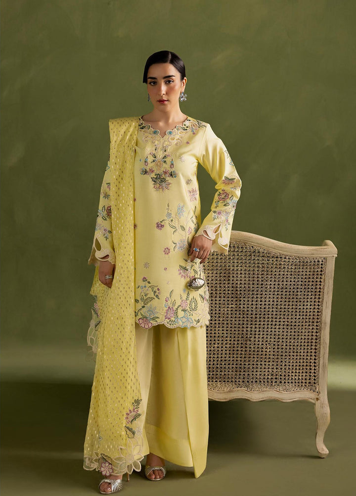 Silah by Rajbari Unstitched Embroidered Sheesh Silk 3 Piece Suit RB26US Etoil - Festive Collection