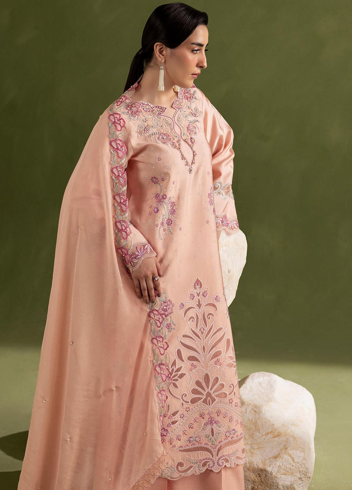 Silah by Rajbari Unstitched Embroidered Sheesh Silk 3 Piece Suit RB26US Poise - Festive Collection