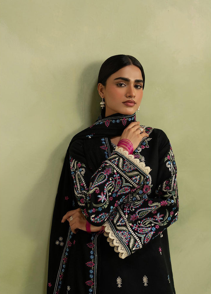 RajBari Exclusive Shawl Unstitched Embroidered Marina 3 Piece Suit RB26UES 14 - Winter Collection