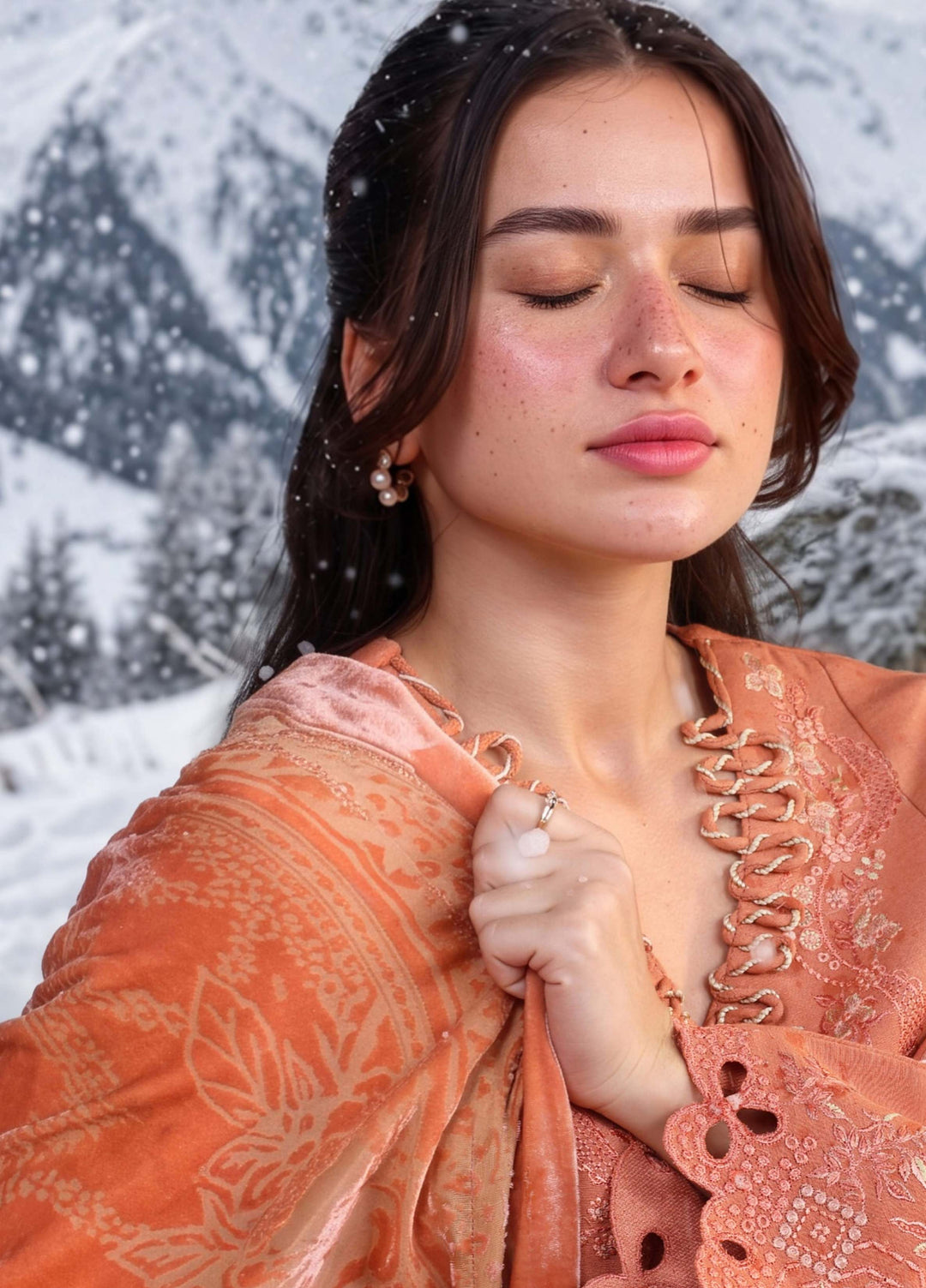Carnation by Rang Rasiya Unstitched Embroidered Karandi 3 Piece Suit RR26UKW SOLENE - Winter Collection