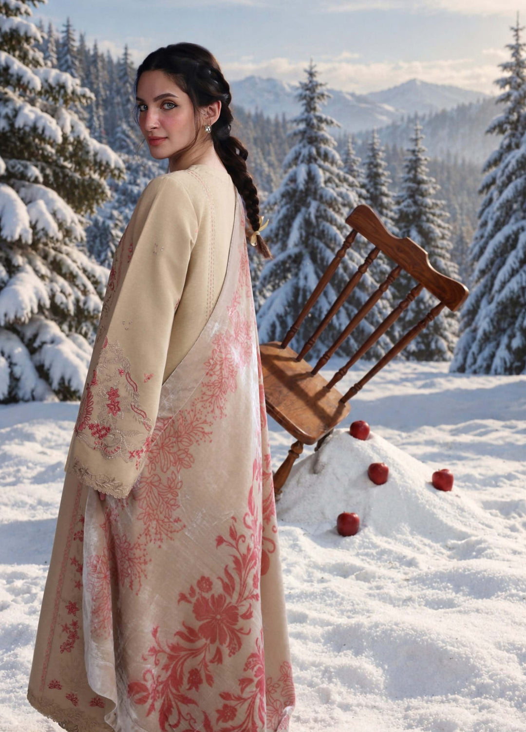 Carnation by Rang Rasiya Unstitched Embroidered Karandi 3 Piece Suit RR26UKW WINTER PETAL - Winter Collection