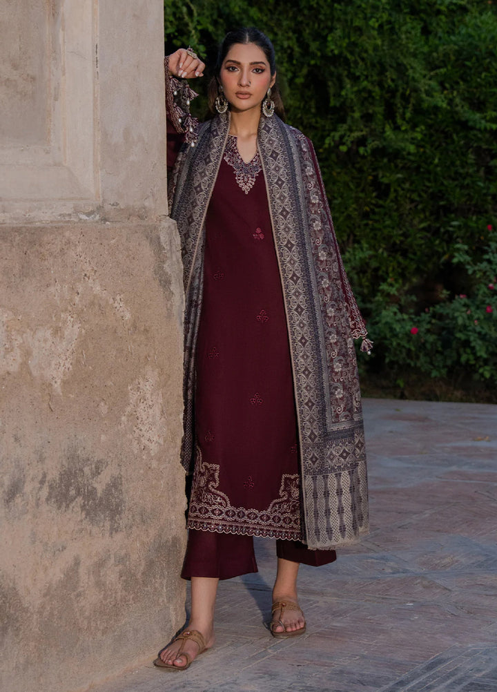 Nooraniyat by Izel Embroidered wool Suits Unstitched 3 Piece IZ25NW Raqeeb - Winter Collection