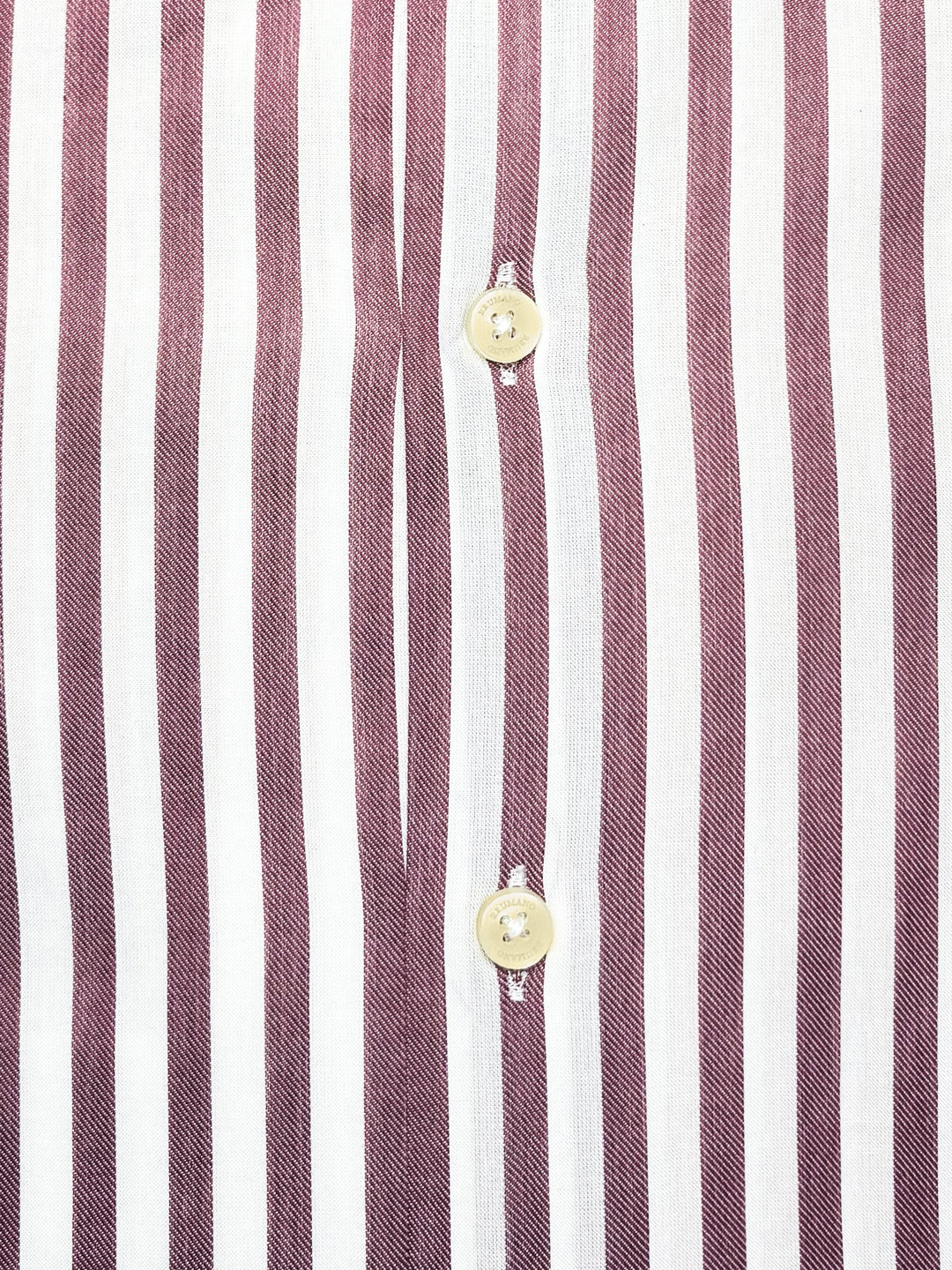 Brumano Ready To Wear Shirts Men 1 Piece Cotton Red & White Bengal Striped Formal Shirt 0-31-025-4508 - Summer Collection