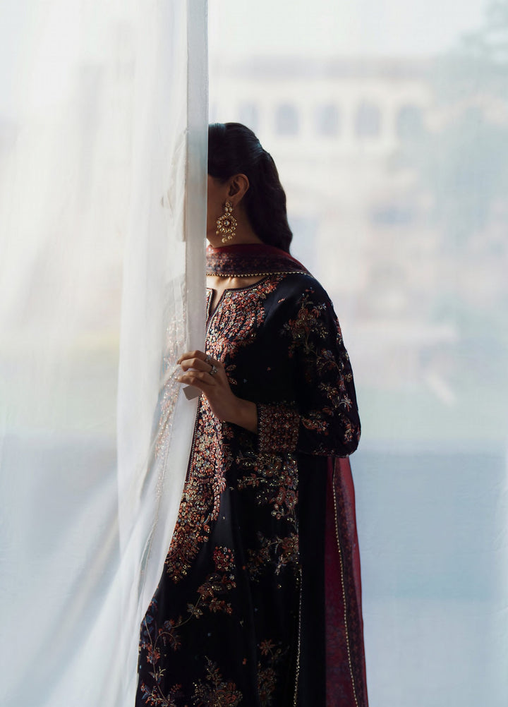 Rekha by Casualite RTW Embroidered Viscose Silk 3 Piece Suit CL26RVR Bisma - Festive Collection