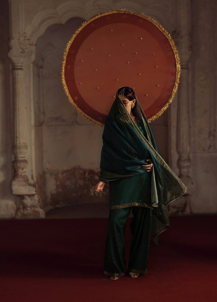 Rekha by Casualite RTW Embroidered Viscose Silk 3 Piece Suit CL26RVR Jiya - Festive Collection