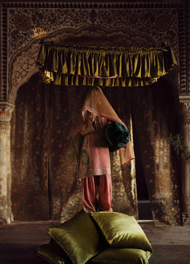 Rekha by Casualite RTW Embroidered Viscose Silk 3 Piece Suit CL26RVR Laila - Festive Collection