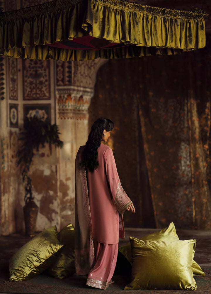 Rekha by Casualite RTW Embroidered Viscose Silk 3 Piece Suit CL26RVR Laila - Festive Collection