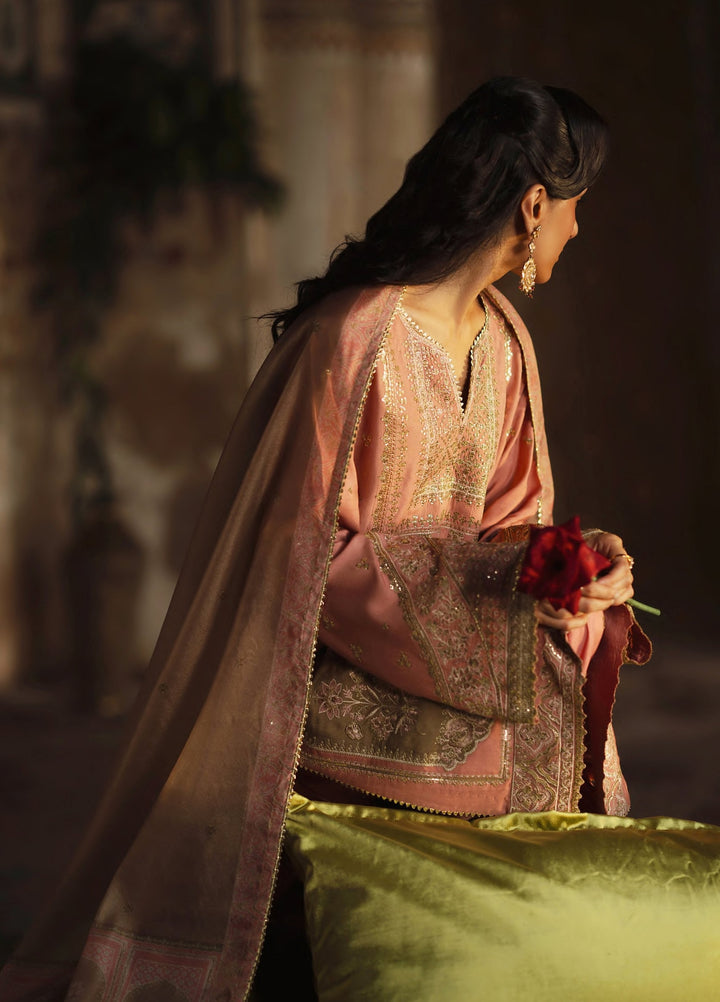 Rekha by Casualite RTW Embroidered Viscose Silk 3 Piece Suit CL26RVR Laila - Festive Collection