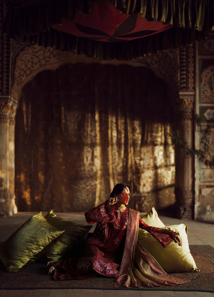 Rekha by Casualite RTW Embroidered Viscose Silk 3 Piece Suit CL26RVR Raila - Festive Collection