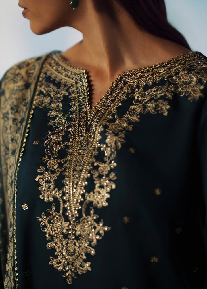Rekha by Casualite RTW Embroidered Viscose Silk 3 Piece Suit CL26RVR Zebba - Festive Collection