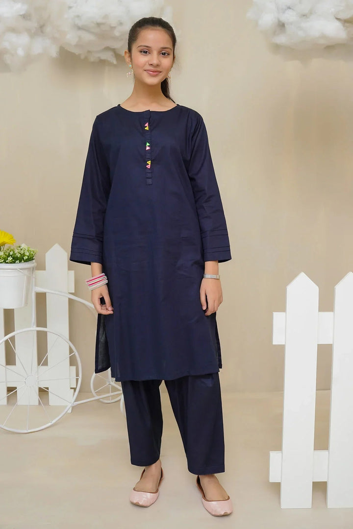 Ochre RTW Solids Girls 2 Piece Cotton Co-ords OFW-SC-14 - Summer Collection