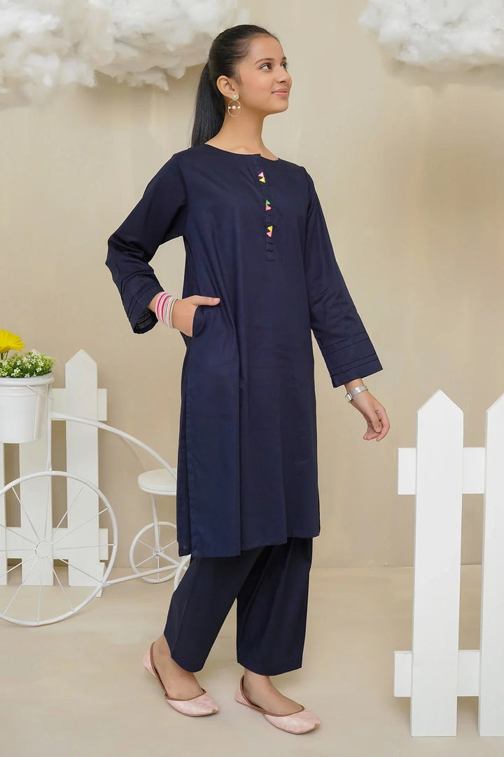 Ochre RTW Solids Girls 2 Piece Cotton Co-ords OFW-SC-14 - Summer Collection