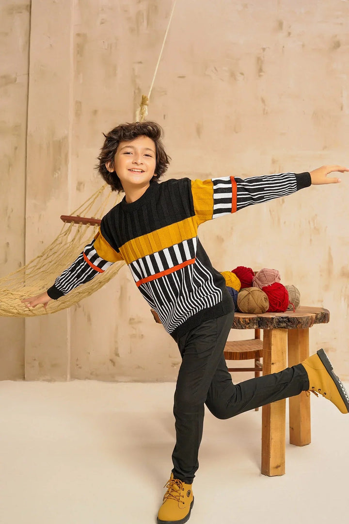 Ochre RTW Printed Boys 1 Piece Viscose Sweater OWSB-17 - Winter Collection