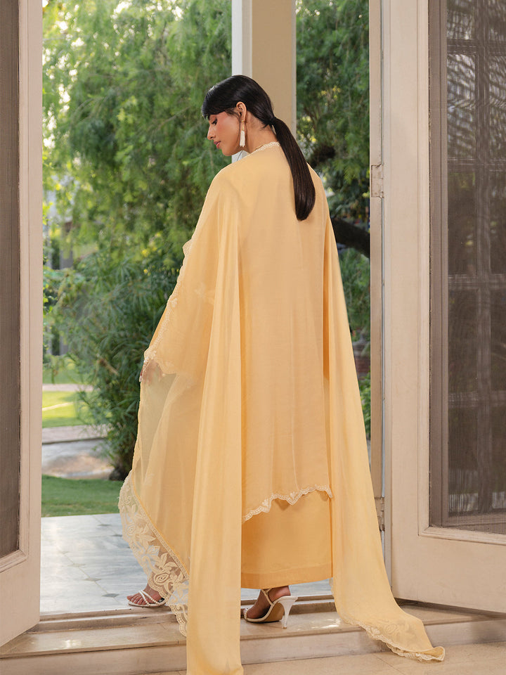 The Soft Hour by Yards Unstitched Embroidered Lawn 3 Piece Suit Butter Casual Collection