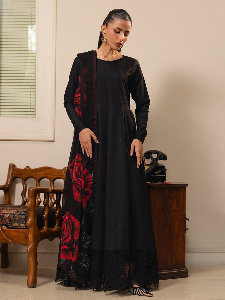 The Soft Hour by Yards Unstitched Embroidered Lawn 3 Piece Suit Noir Rose Casual Collection