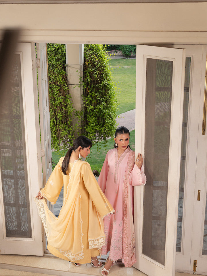 The Soft Hour by Yards Unstitched Embroidered Lawn 3 Piece Suit Butter Casual Collection
