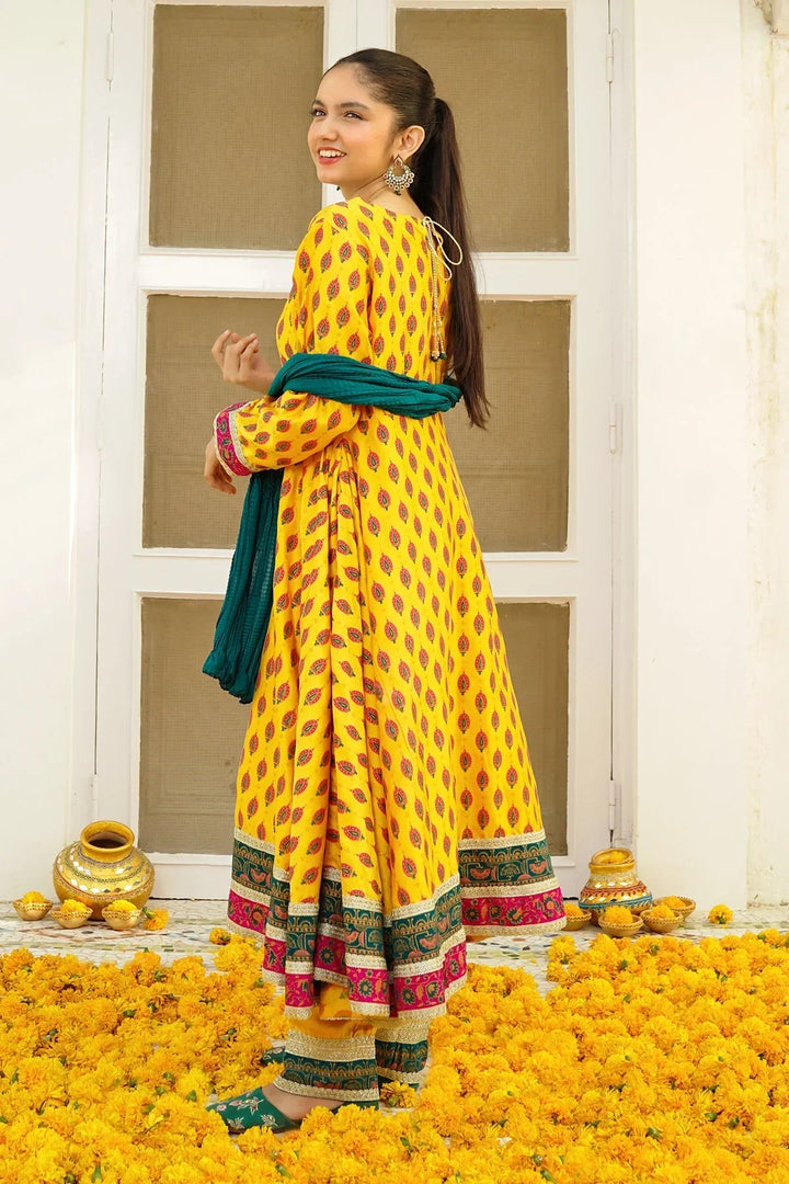 Ochre RTW Printed Girls 3 Piece Charmeuse Charmeuse OFW-MHD-04 - Winter Collection