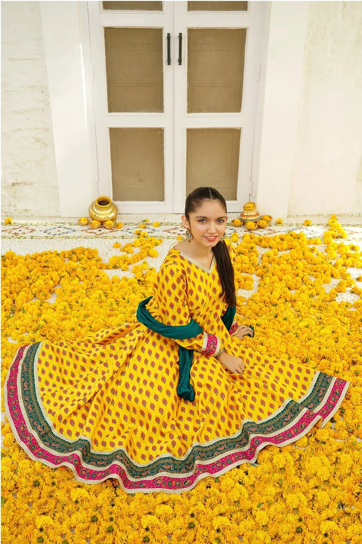 Ochre RTW Printed Girls 3 Piece Charmeuse Charmeuse OFW-MHD-04 - Winter Collection