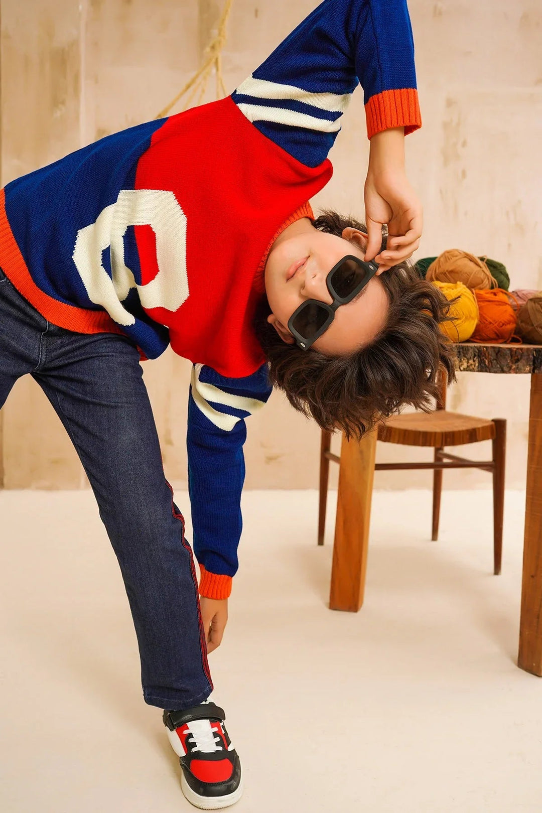 Ochre RTW Printed Boys 1 Piece Viscose Sweater OWSB-10 - Winter Collection