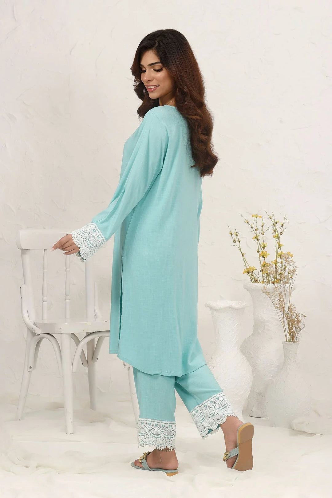 Ochre RTW Printed Girls 2 Piece Boski Linen Irish SOLS-04 - Summer Collection