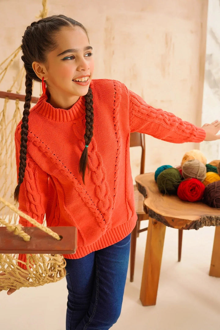 Ochre RTW Printed Girls 1 Piece Viscose Sweater OWSG-17 - Winter Collection