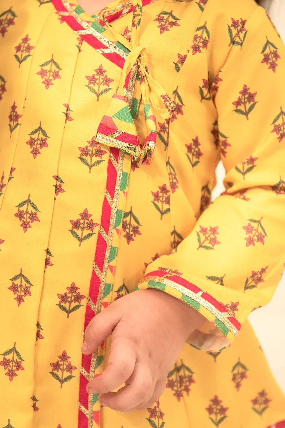 Ochre RTW Printed Girls 2 Piece Herringbone  INDP-18 - Summer Collection