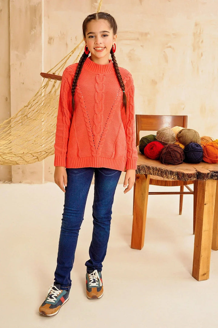 Ochre RTW Printed Girls 1 Piece Viscose Sweater OWSG-17 - Winter Collection