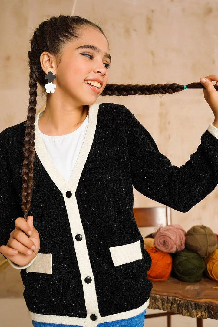 Ochre RTW Printed Girls 1 Piece Viscose Sweater OWSG-12 - Winter Collection