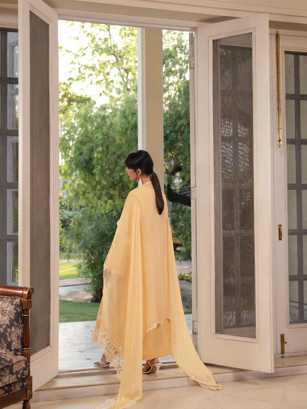 The Soft Hour by Yards Unstitched Embroidered Lawn 3 Piece Suit Butter Casual Collection