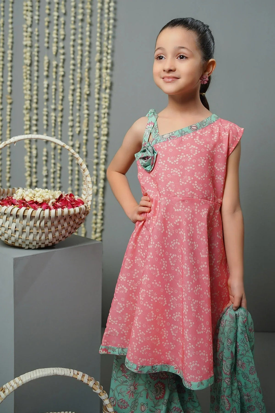 Ochre RTW Printed Girls 3 Piece Lawn  INDP-09 - Summer Collection