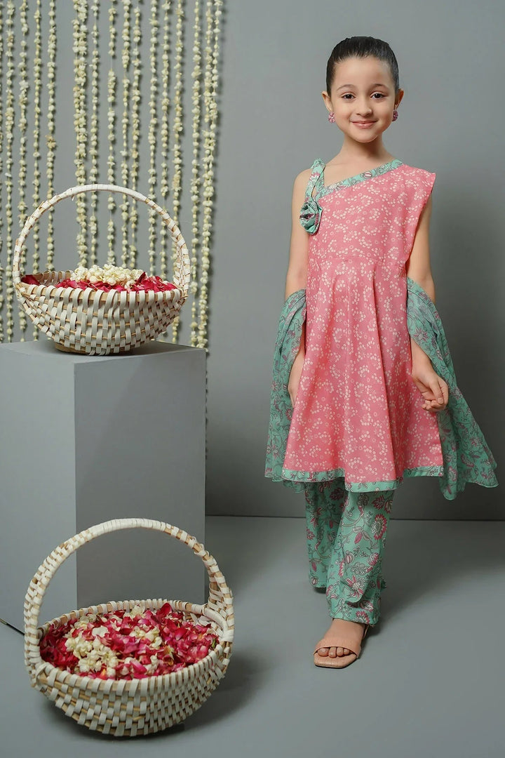 Ochre RTW Printed Girls 3 Piece Lawn  INDP-09 - Summer Collection