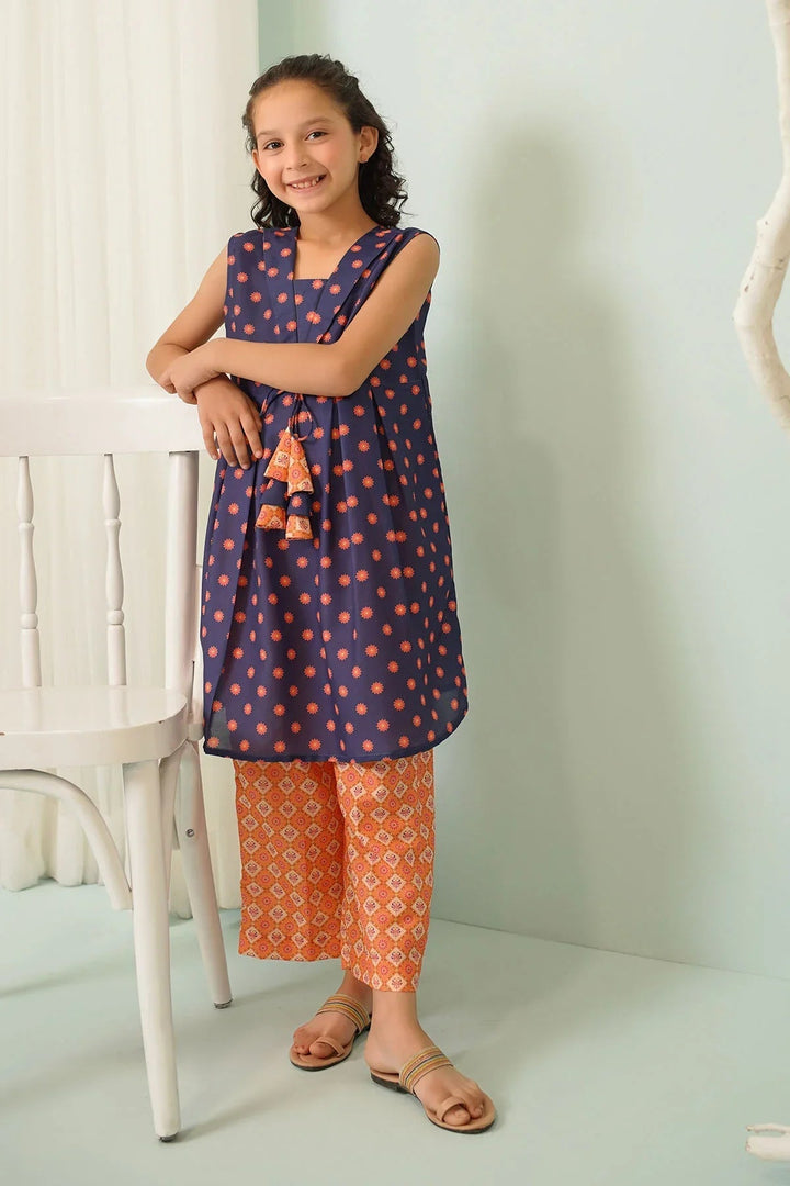 Ochre RTW Printed Girls 2 Piece Lawn  INDP-10 - Summer Collection