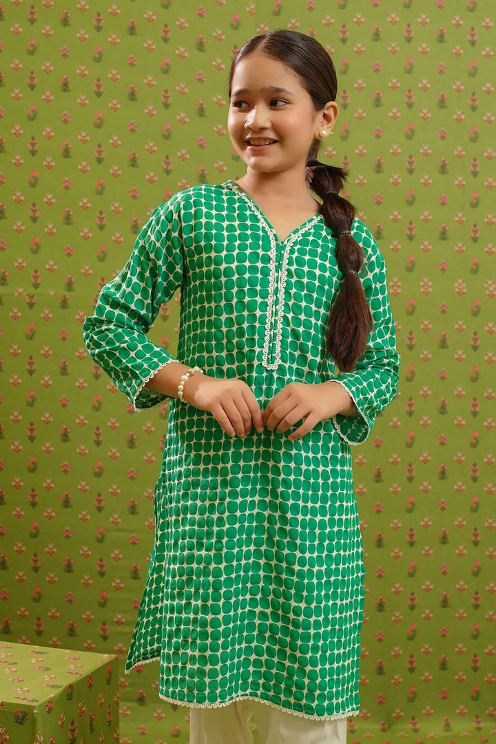 Ochre RTW Printed Girls 2 Piece Lawn  OFW-COR-105 - Summer Collection