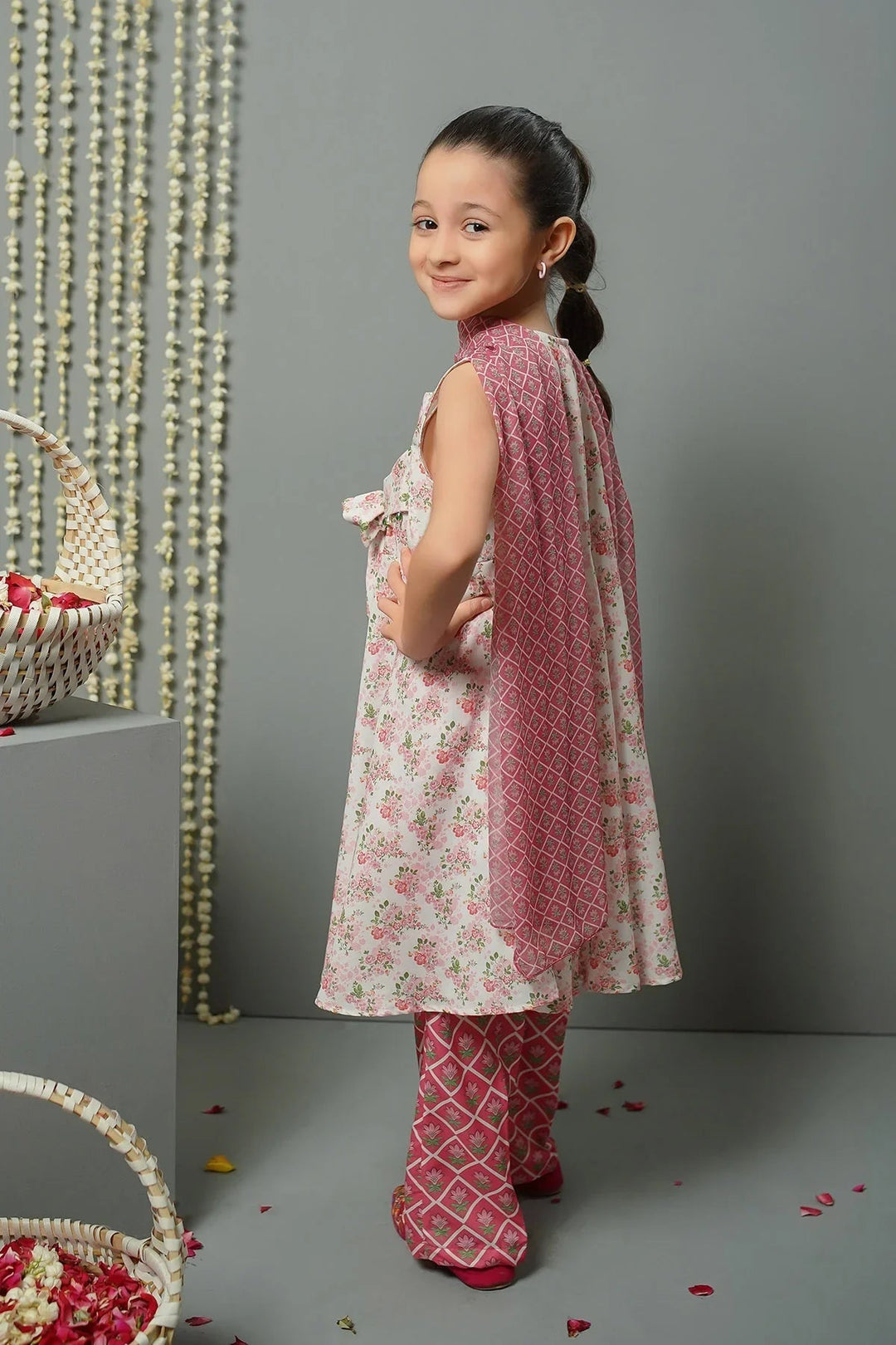 Ochre RTW Printed Girls 3 Piece Lawn  INDP-08 - Summer Collection