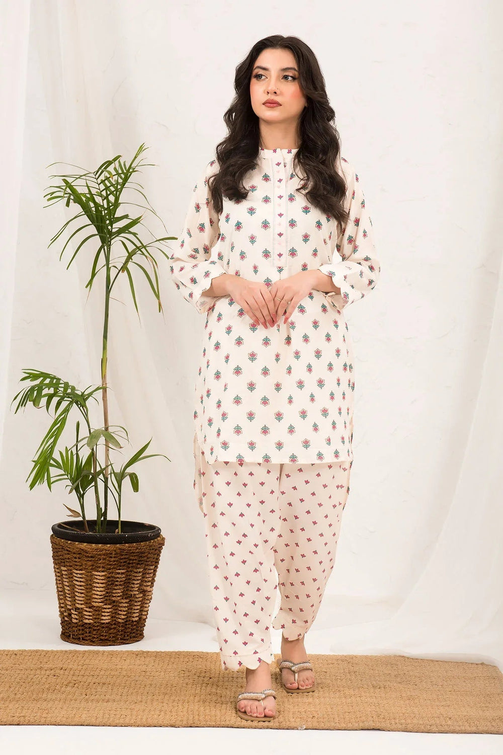 Ochre RTW Printed Girls 2 Piece Lawn  SOLP- 16 - Summer Collection