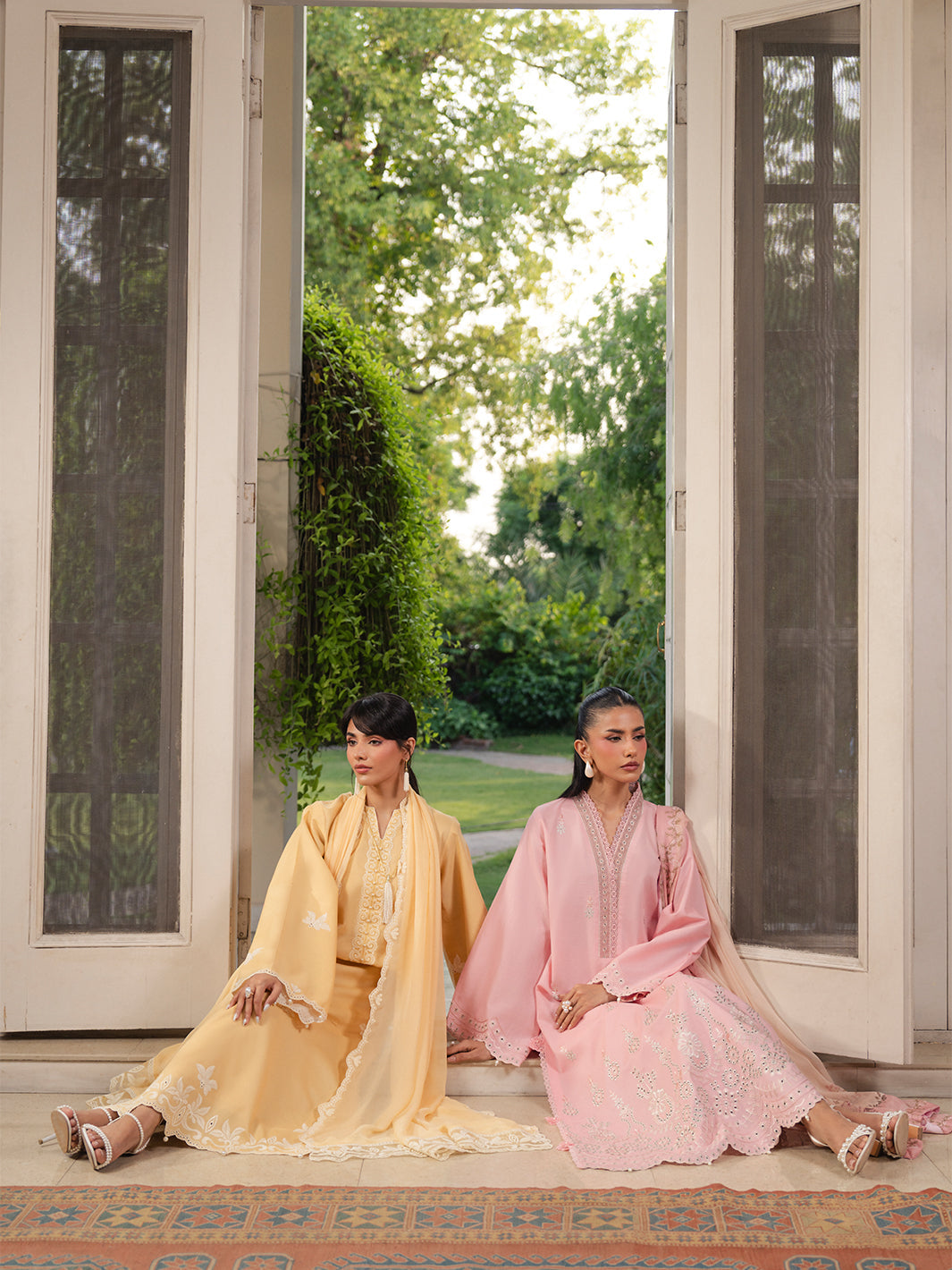The Soft Hour by Yards Unstitched Embroidered Lawn 3 Piece Suit Butter Casual Collection