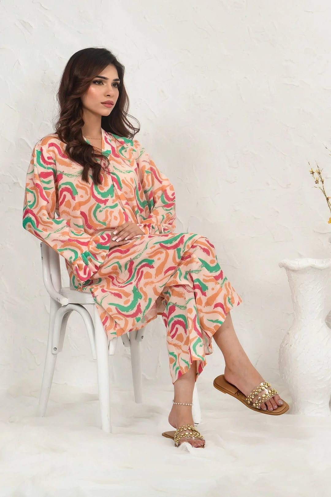 Ochre RTW Printed Girls 2 Piece Lawn  SOLP-15 - Summer Collection