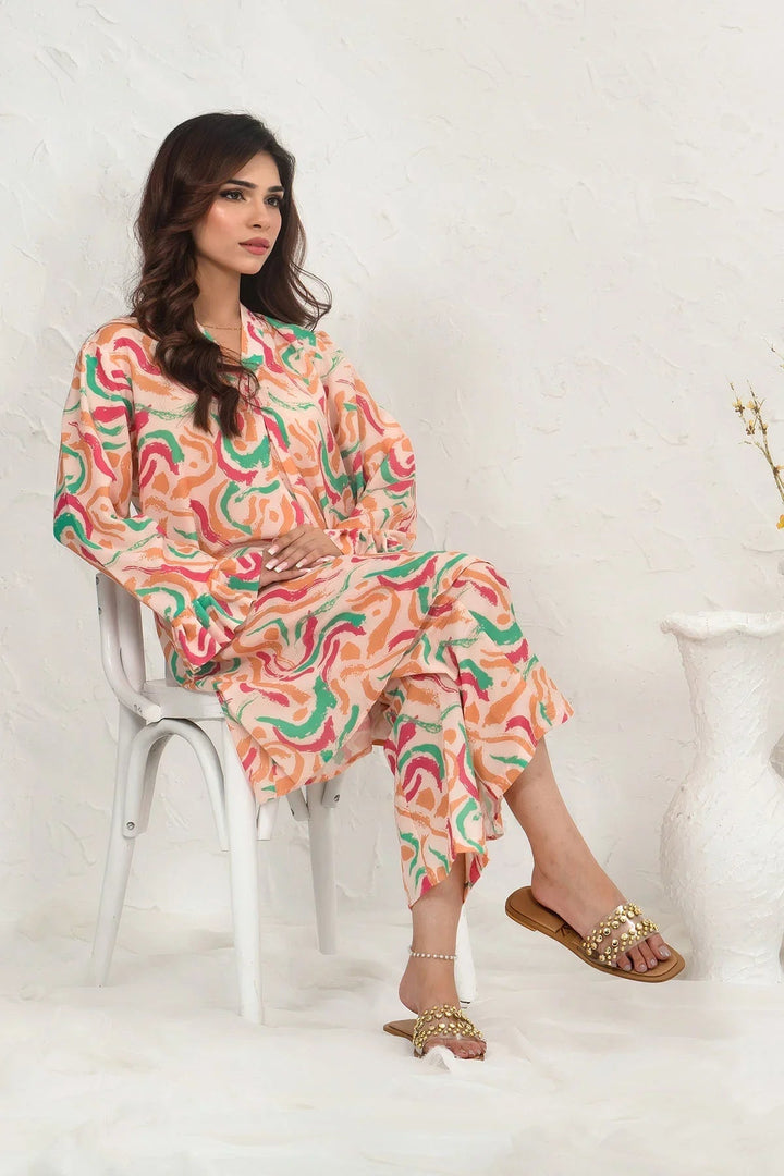Ochre RTW Printed Girls 2 Piece Lawn  SOLP-15 - Summer Collection