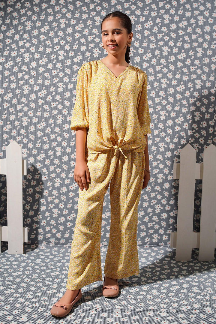 Ochre RTW Printed Girls 2 Piece Georgette Co-ords OWCR-02 - Winter Collection