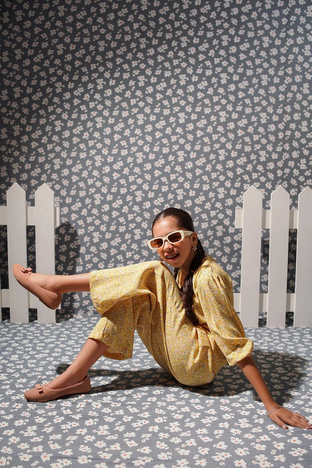 Ochre RTW Printed Girls 2 Piece Georgette Co-ords OWCR-02 - Winter Collection