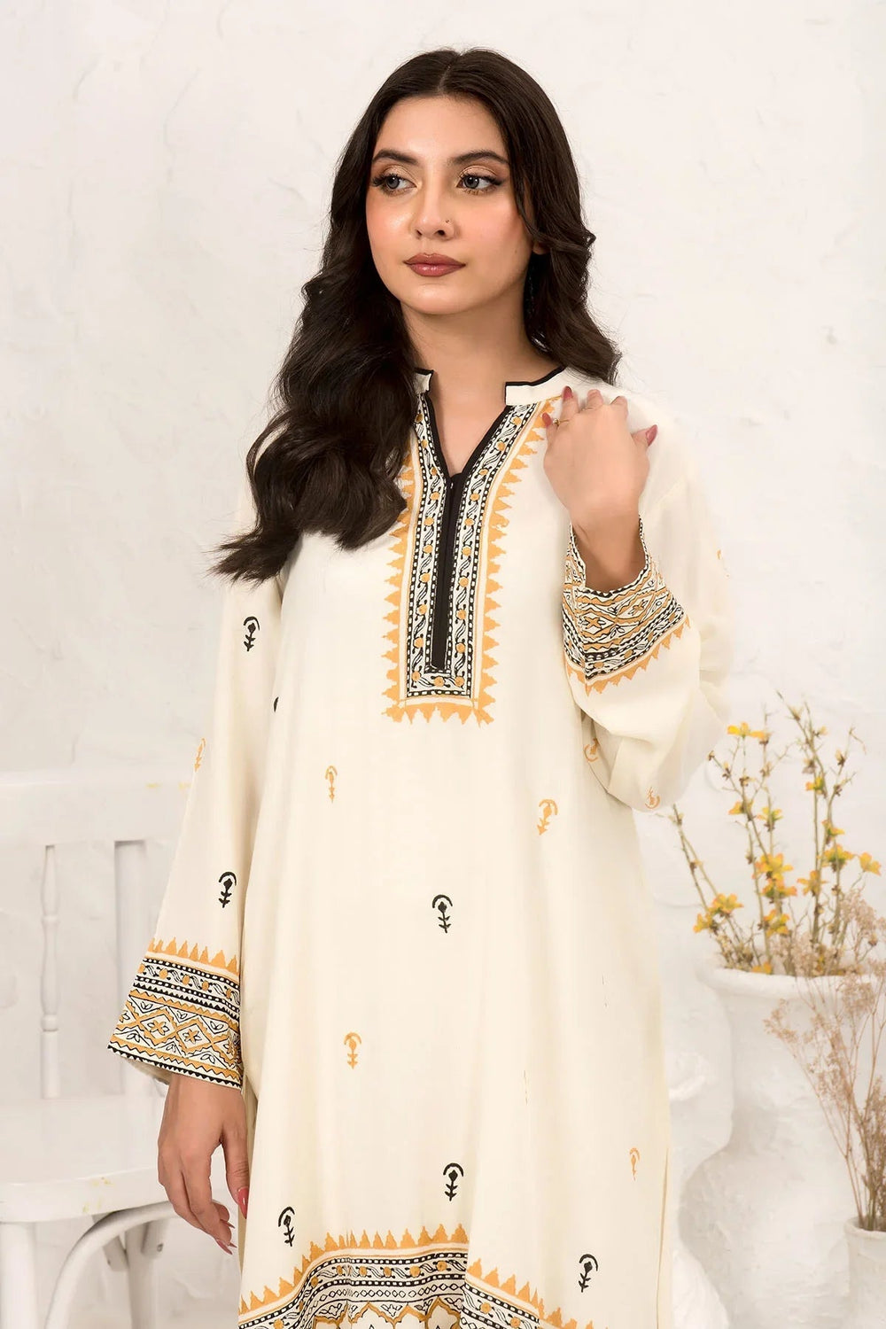 Ochre RTW Printed Girls 2 Piece Cotton Crepe SOLP-14 - Summer Collection